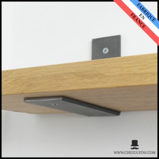 Pour étagère de 17,5 à 23 cm (équerre inversée sans rebord) - M4-180