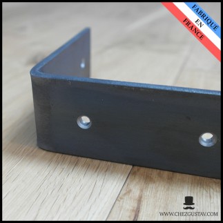 Pour étagère de 12,5 à 18 cm (équerre inversée sans rebord) - M4-130