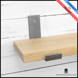 Pour étagère de 15 cm (équerre inversée avec rebord) - M3-150