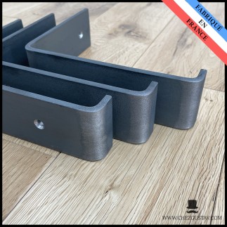 Pour étagère de 15 cm (équerre inversée avec rebord) - M3-150